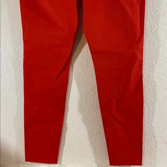 OLD NAVY High-Waisted Pixie Skinny Pants Orange Size 6 Petite With Pockets NEW - Picture 8 of 15